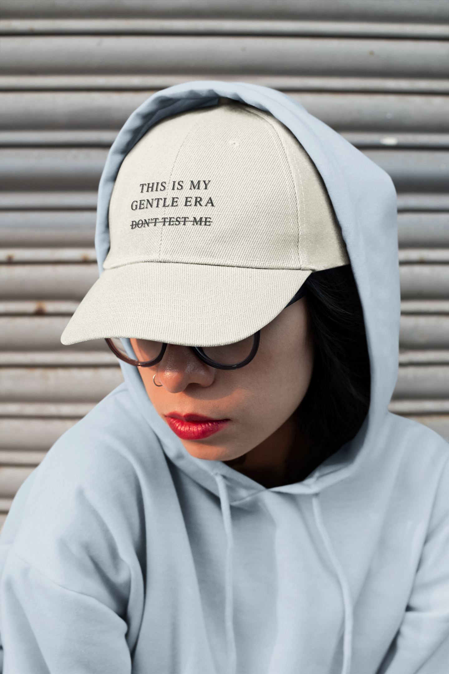 This is my Gentle Era. Dad Cap Unisex. - Softness with a warning label.
