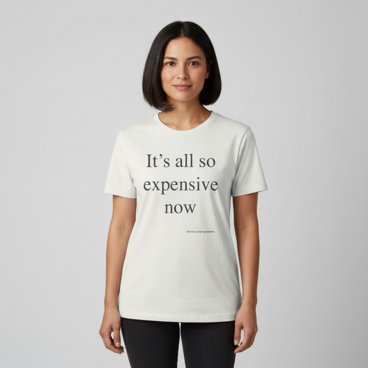 It's all so expensive. Premium Organic Shirt Women. - And dont't cry at the checkout.
